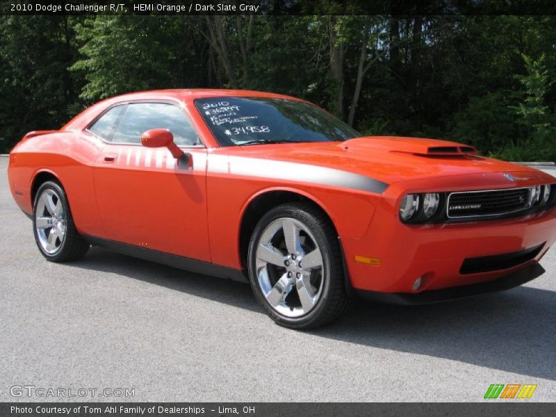 HEMI Orange / Dark Slate Gray 2010 Dodge Challenger R/T
