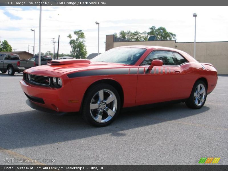 HEMI Orange / Dark Slate Gray 2010 Dodge Challenger R/T