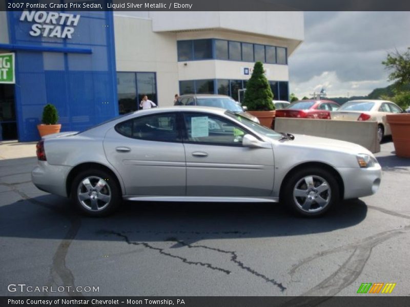 Liquid Silver Metallic / Ebony 2007 Pontiac Grand Prix Sedan
