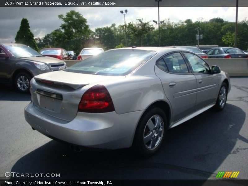 Liquid Silver Metallic / Ebony 2007 Pontiac Grand Prix Sedan