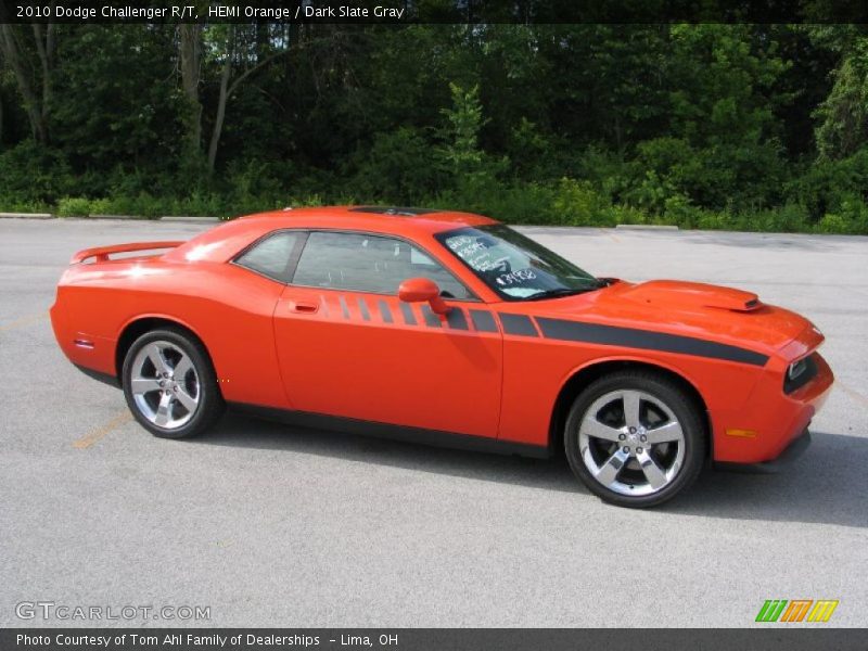 HEMI Orange / Dark Slate Gray 2010 Dodge Challenger R/T