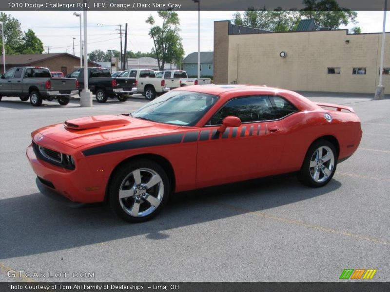 HEMI Orange / Dark Slate Gray 2010 Dodge Challenger R/T