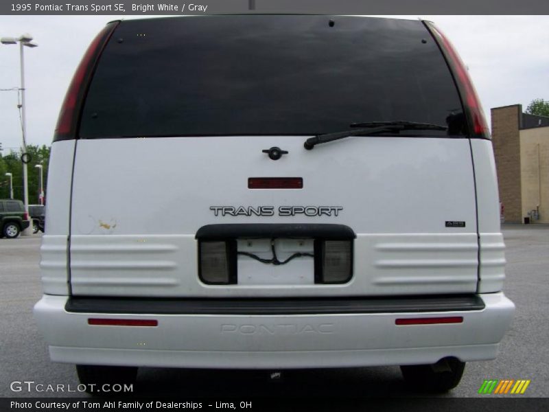 Bright White / Gray 1995 Pontiac Trans Sport SE