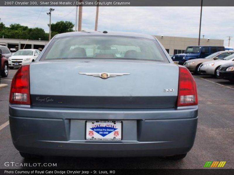 Silver Steel Metallic / Dark Slate Gray/Light Graystone 2007 Chrysler 300