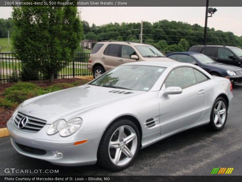 Iridium Silver Metallic / Stone 2006 Mercedes-Benz SL 500 Roadster
