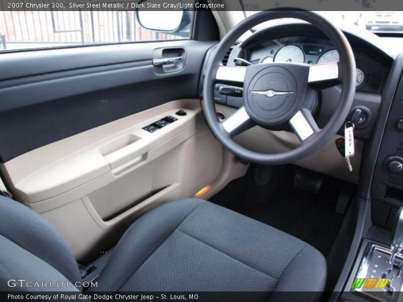 Silver Steel Metallic / Dark Slate Gray/Light Graystone 2007 Chrysler 300