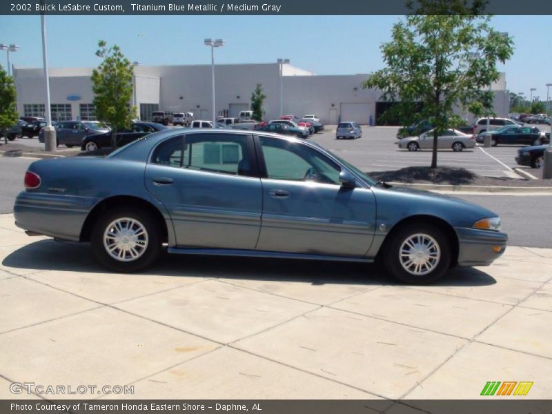 Titanium Blue Metallic / Medium Gray 2002 Buick LeSabre Custom