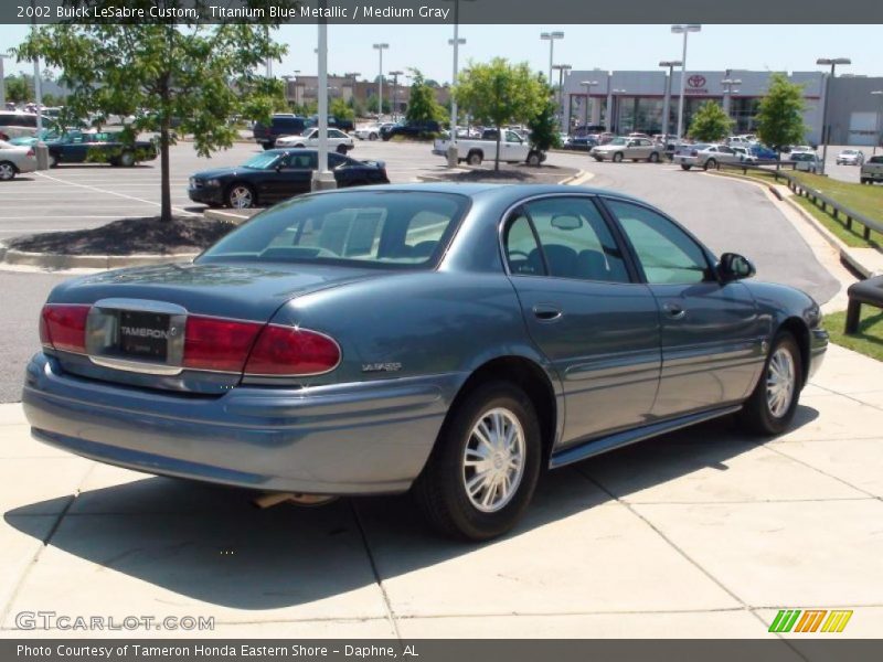 Titanium Blue Metallic / Medium Gray 2002 Buick LeSabre Custom