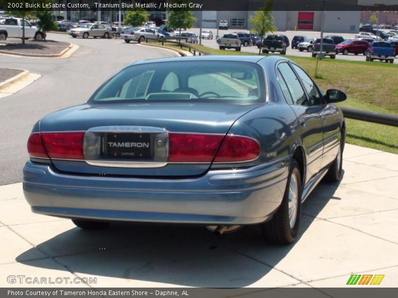 Titanium Blue Metallic / Medium Gray 2002 Buick LeSabre Custom