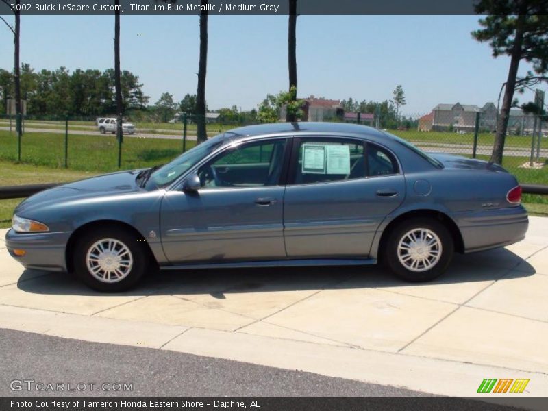 Titanium Blue Metallic / Medium Gray 2002 Buick LeSabre Custom
