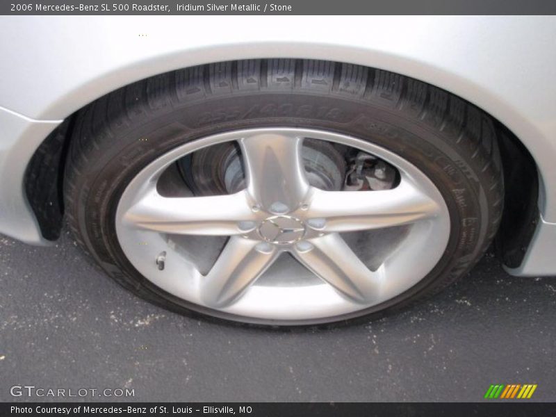 Iridium Silver Metallic / Stone 2006 Mercedes-Benz SL 500 Roadster