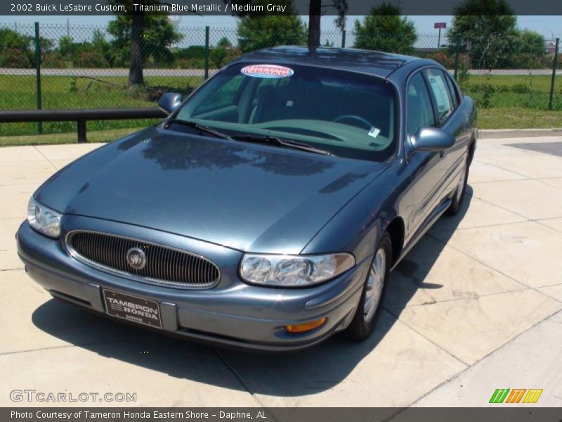 Titanium Blue Metallic / Medium Gray 2002 Buick LeSabre Custom