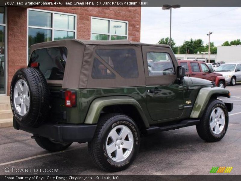 Jeep Green Metallic / Dark Khaki/Medium Khaki 2007 Jeep Wrangler Sahara 4x4