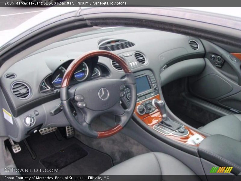 Iridium Silver Metallic / Stone 2006 Mercedes-Benz SL 500 Roadster