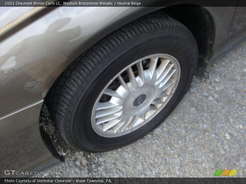 Medium Bronzemist Metallic / Neutral Beige 2001 Chevrolet Monte Carlo LS