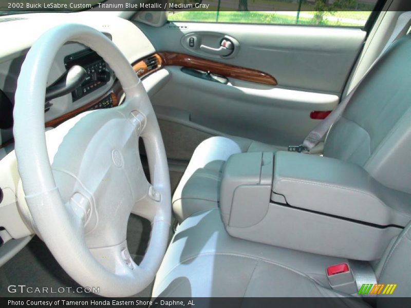 Titanium Blue Metallic / Medium Gray 2002 Buick LeSabre Custom