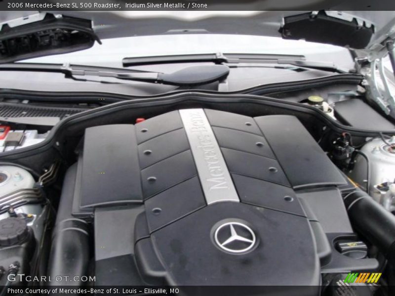 Iridium Silver Metallic / Stone 2006 Mercedes-Benz SL 500 Roadster