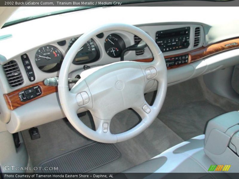 Titanium Blue Metallic / Medium Gray 2002 Buick LeSabre Custom