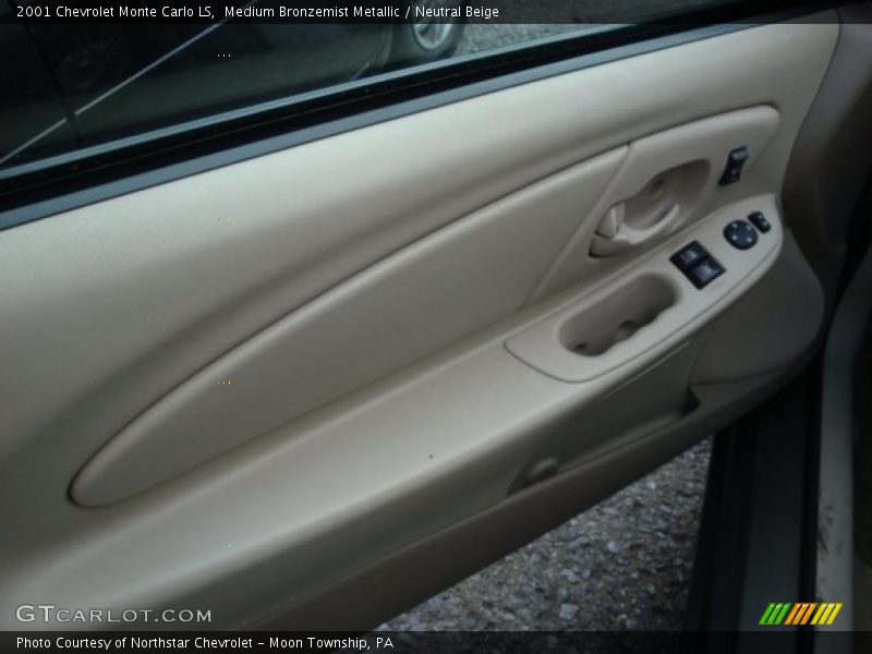 Medium Bronzemist Metallic / Neutral Beige 2001 Chevrolet Monte Carlo LS