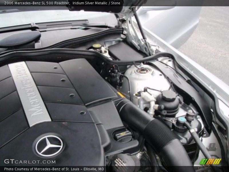 Iridium Silver Metallic / Stone 2006 Mercedes-Benz SL 500 Roadster