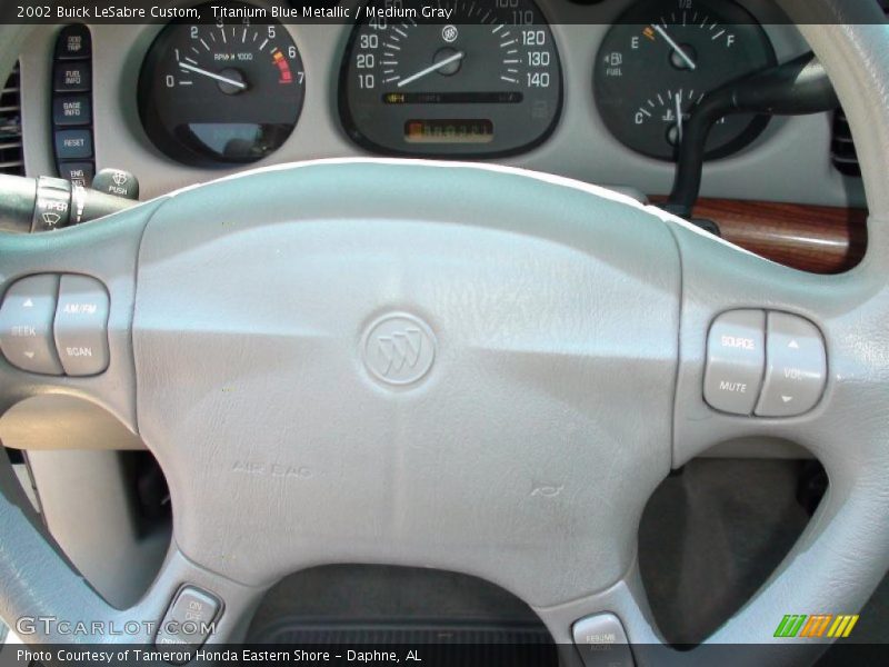 Titanium Blue Metallic / Medium Gray 2002 Buick LeSabre Custom
