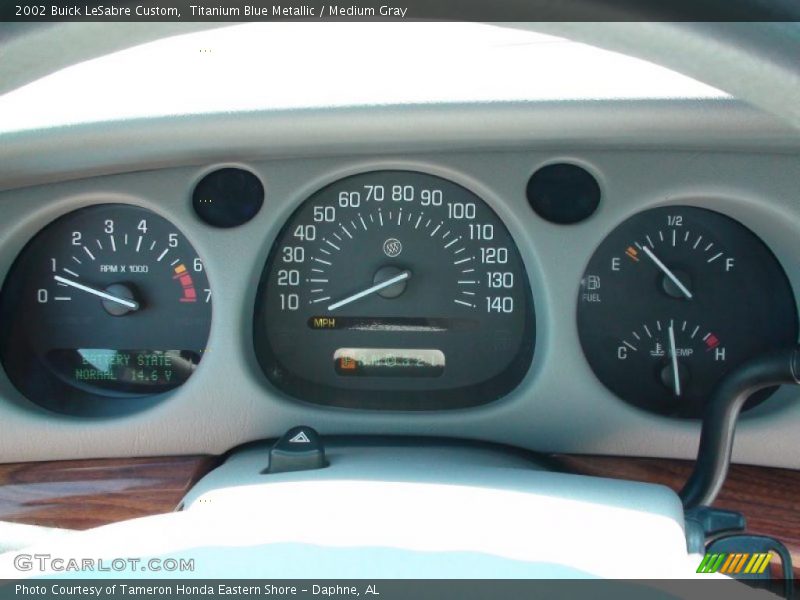 Titanium Blue Metallic / Medium Gray 2002 Buick LeSabre Custom