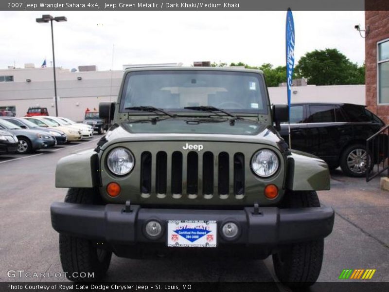 Jeep Green Metallic / Dark Khaki/Medium Khaki 2007 Jeep Wrangler Sahara 4x4