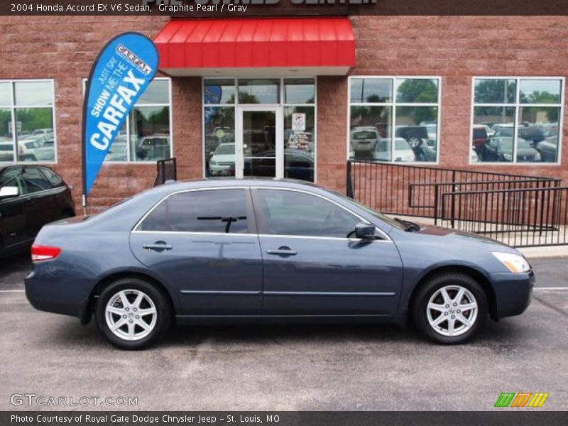 Graphite Pearl / Gray 2004 Honda Accord EX V6 Sedan