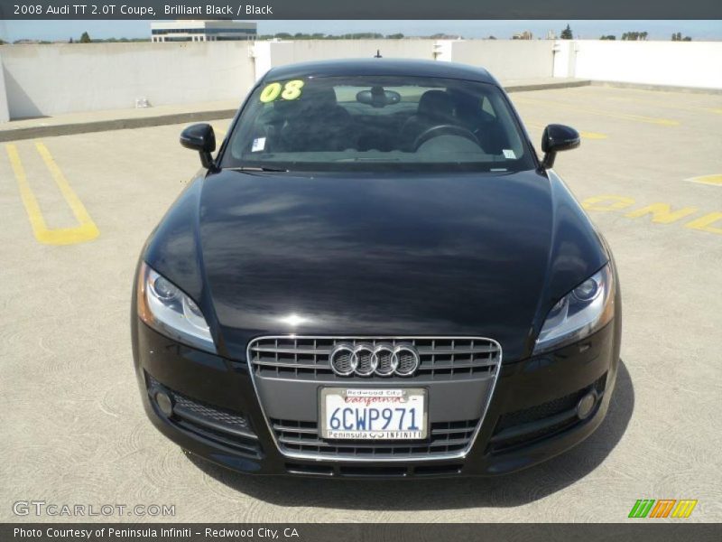 Brilliant Black / Black 2008 Audi TT 2.0T Coupe