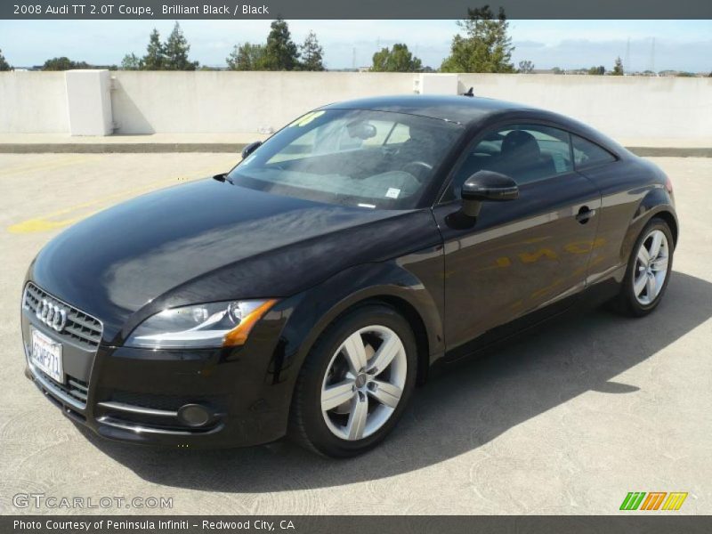 Brilliant Black / Black 2008 Audi TT 2.0T Coupe