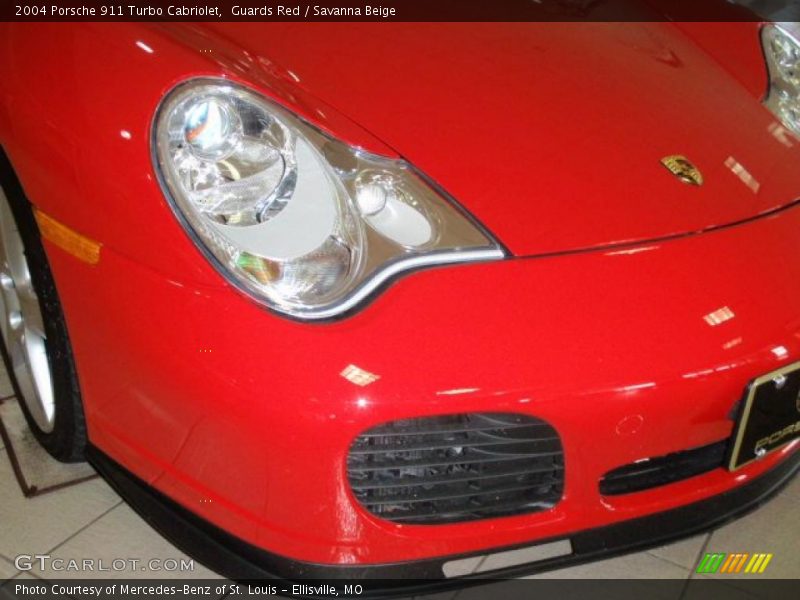 Guards Red / Savanna Beige 2004 Porsche 911 Turbo Cabriolet