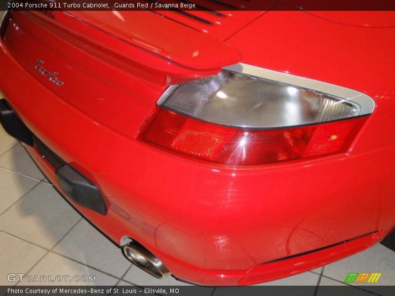 Guards Red / Savanna Beige 2004 Porsche 911 Turbo Cabriolet