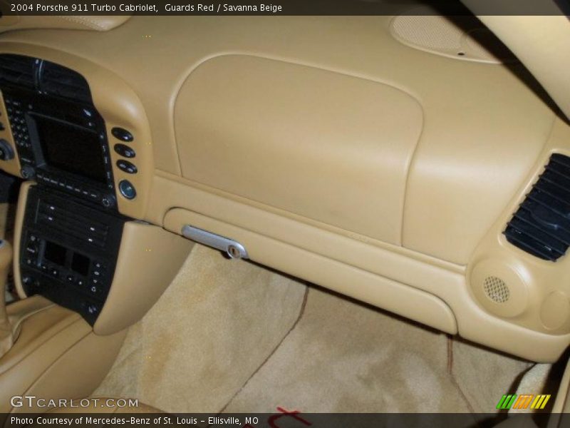 Guards Red / Savanna Beige 2004 Porsche 911 Turbo Cabriolet