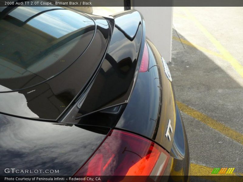 Brilliant Black / Black 2008 Audi TT 2.0T Coupe