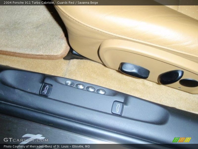 Guards Red / Savanna Beige 2004 Porsche 911 Turbo Cabriolet