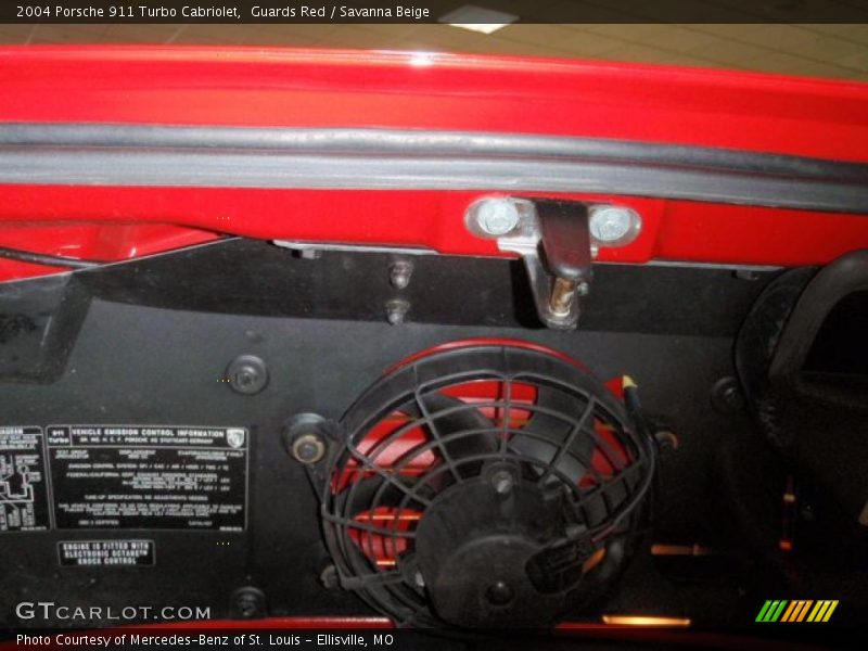 Guards Red / Savanna Beige 2004 Porsche 911 Turbo Cabriolet