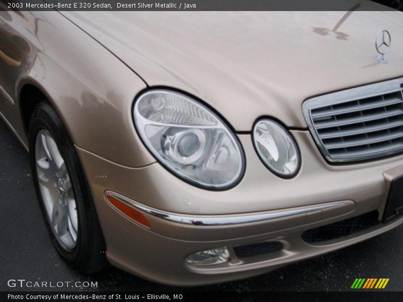 Desert Silver Metallic / Java 2003 Mercedes-Benz E 320 Sedan