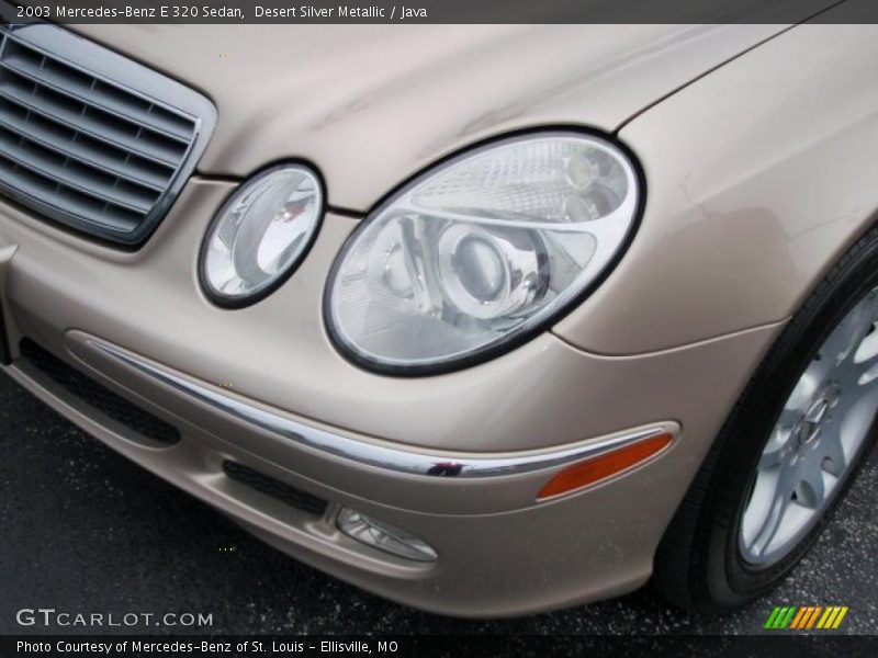 Desert Silver Metallic / Java 2003 Mercedes-Benz E 320 Sedan
