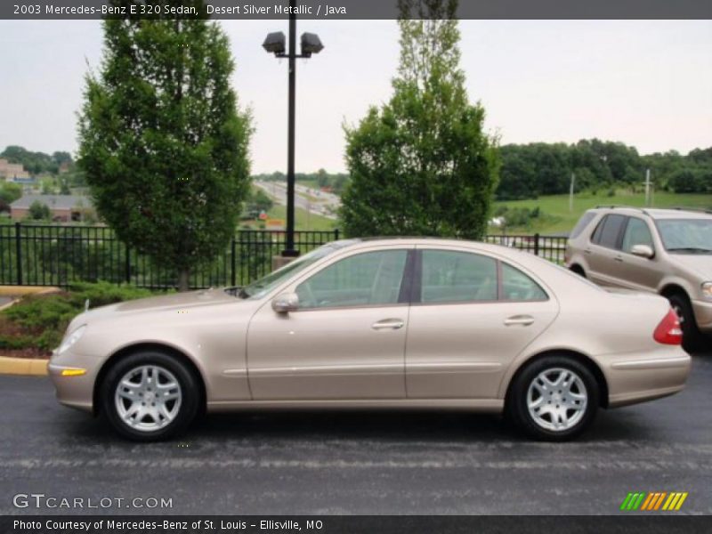 Desert Silver Metallic / Java 2003 Mercedes-Benz E 320 Sedan