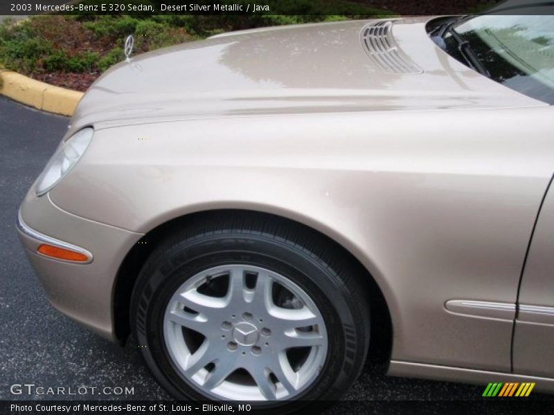 Desert Silver Metallic / Java 2003 Mercedes-Benz E 320 Sedan