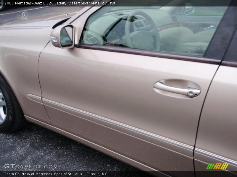 Desert Silver Metallic / Java 2003 Mercedes-Benz E 320 Sedan