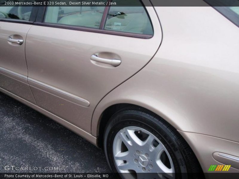 Desert Silver Metallic / Java 2003 Mercedes-Benz E 320 Sedan