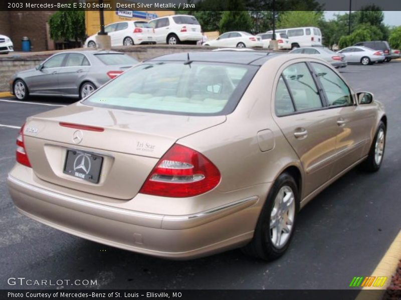 Desert Silver Metallic / Java 2003 Mercedes-Benz E 320 Sedan