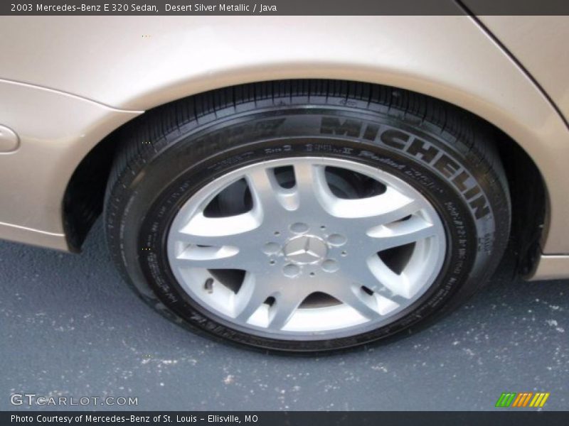 Desert Silver Metallic / Java 2003 Mercedes-Benz E 320 Sedan