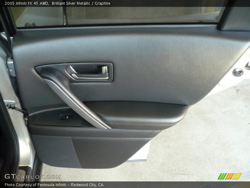 Brilliant Silver Metallic / Graphite 2005 Infiniti FX 45 AWD