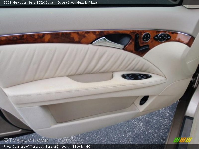 Desert Silver Metallic / Java 2003 Mercedes-Benz E 320 Sedan