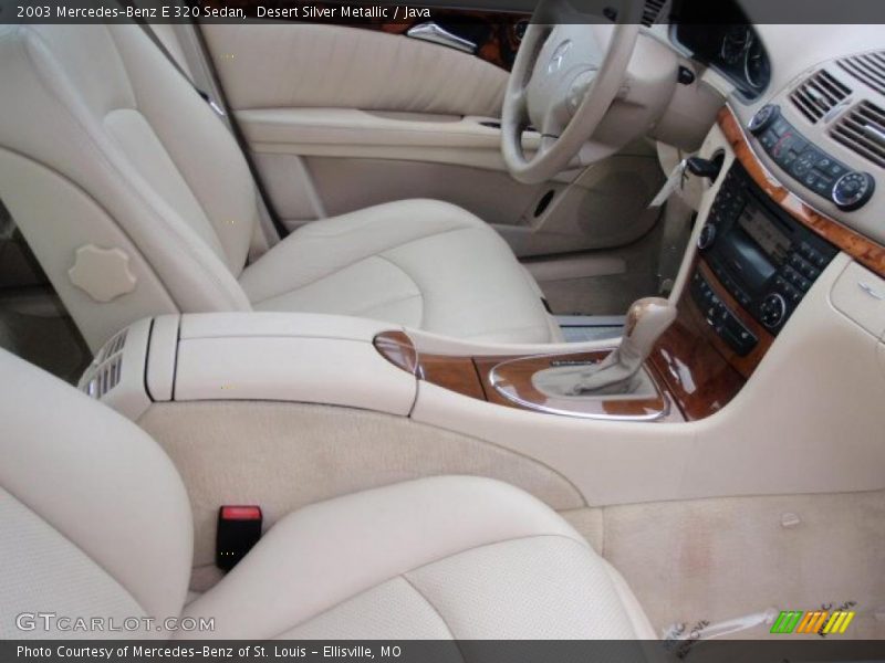Desert Silver Metallic / Java 2003 Mercedes-Benz E 320 Sedan