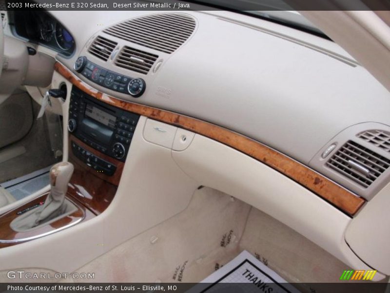 Desert Silver Metallic / Java 2003 Mercedes-Benz E 320 Sedan