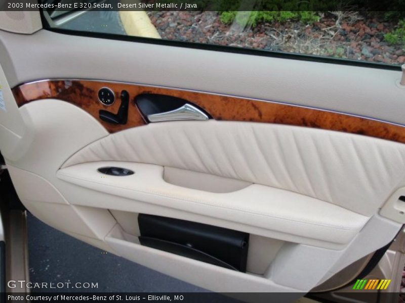 Desert Silver Metallic / Java 2003 Mercedes-Benz E 320 Sedan