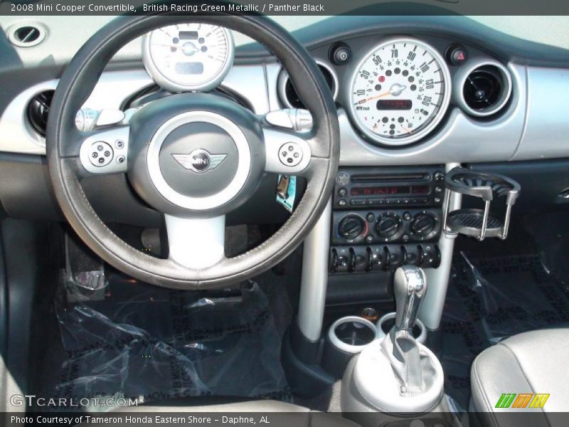 British Racing Green Metallic / Panther Black 2008 Mini Cooper Convertible